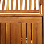 Storage Bench 148 cm Solid Wood Acacia 316743