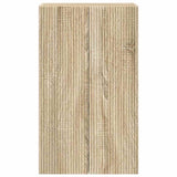 TV Wall Cabinet Sonoma Oak 59.5 x 31 x 100 cm Engineered Wood 892371