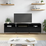 TV Cabinet Black 150x30x44.5 cm Engineered Wood 831261
