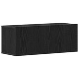 TV Cabinet 2 pcs Black Oak 80 x 30 x 30 cm Engineered Wood 862784