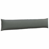 Sofa Pillows 2 pcs Dark Grey 200 x 40 cm Fabric 42013869