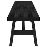 Dining Bench NOAIN 180 x 41 x 45 cm Solid Pine Wood Black 42020916