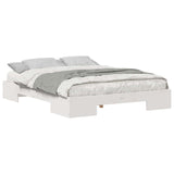 Bed Frame White 160 x 200 cm 873023