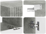 TV Cabinet Set 4 pcs Concrete Grey Engineered Wood 3409153