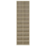 Shoe Cabinet Sonoma Oak 54x34x183 cm Engineered Wood 800372