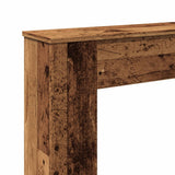 Fireplace Surround Old Wood 100x20x100 cm Engineered Wood 854578