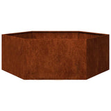 Planter Rusty 138x120x45 cm Corten Steel 823677