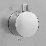 ZNTS Outdoor Shower with Tray WPC Stainless Steel 3051290