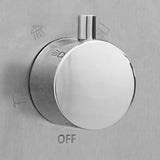 ZNTS Outdoor Shower with Tray WPC Stainless Steel 3051290