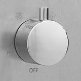 Outdoor Shower with Tray WPC Stainless Steel 3051290