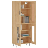 Highboard Sonoma Oak 69,5x34x180 cm Engineered Wood 3199652