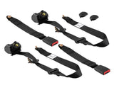 Pair Retractable Adjustable Shoulder Seat Belt Universal 3 Point Safety Belts 37909477