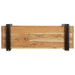 ZNTS Wall Shelf 90x33x45 cm Solid Wood Acacia 4017487