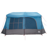 Family Tent with Rainfly Water-resistant 9-Person Blue 42042247