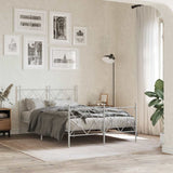 Metal Replace Headboard White 120cm 376582
