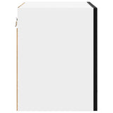 Hanging Cabinet 2 pcs Black Oak 40 x 31 x 40 cm Engineered Wood 884197