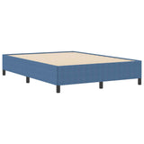 Box Spring Bed Blue 140 x 200 cm Velvet 42006975