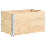 Raised Beds 3 pcs 50x100 cm Solid Pine Wood 3055165