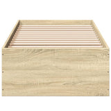 Bed Frame without Mattress Sonoma Oak 90x190 cm Single 3281065