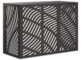 Air Conditioner Cover Black 110 x 50 x 105 cm Steel 8014115