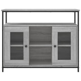 Sideboard Grey Sonoma 100x35x80 cm Engineered Wood 835507