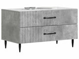 Bedside Cabinet with Drawer Concrete Grey 62 x 34.5 x 47.5 cm 894778