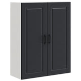 Wall Cabinet PORTO Black 80 x 31 x 100 cm Engineered Wood 885496