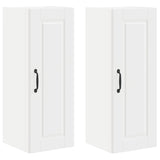 Wall Cabinet PORTO 2 pcs White 30 x 31 x 80 cm Engineered Wood 885356