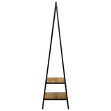Clothes Rack Black 60 x 45 x 180 cm Solid Acacia Wood 374114