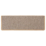 ZNTS Stair Mats Self-adhesive Sisal-Look 30 pcs 65x21x4 cm Light Beige 3365892