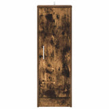 Shoe Cabinet Smoked Oak 32x35x92 cm Engineered Wood 816017