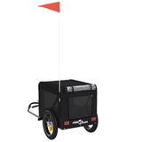 Pet Bike Trailer Black Oxford Fabric&Iron 93912