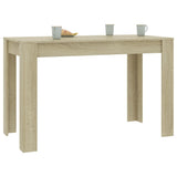 ZNTS Dining Table Sonoma Oak 120x60x76 cm Engineered Wood 800435