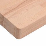Basin Shelf Wall Mounted Steel and Solid Wood Beech 3302422