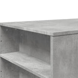 ZNTS Coffee Table Concrete Grey 102x55x42 cm Engineered Wood 831856