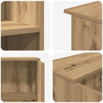 Reception Desk Artisan Oak 100x50x103.5 cm Engineered Wood 3324168