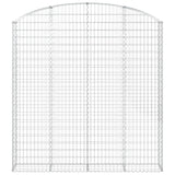 Arched Gabion Basket 200x30x200/220 cm Galvanised Iron 153470