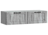 Wall-Mounted TV Cabinet Grey Sonoma 78.5 x 31 x 30 cm 899401