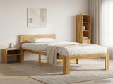 Single Bed Frame with Headboard ROSTOCK White 90 x 200 cm 903457