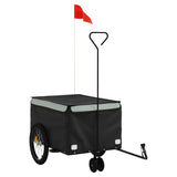 Bike Trailer Black and Grey 30 kg Iron 94098