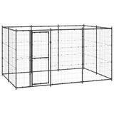 Outdoor Dog Kennel Steel 7.26 m 3082298