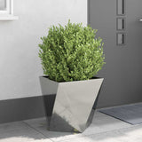 Planter Silver 50 x 50 x 50 cm Galvanised Steel 883846