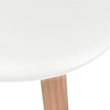 Dining Chairs 6 pcs White Plastic 244773