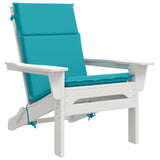 High Back Chair Cushion GEMERT 4 pcs 100% Polyester Turquoise 945769