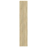 Bookcase Sonoma Oak 100x33x187.5 cm Engineered Wood 3309377