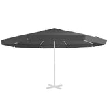 Replacement Fabric for Outdoor Parasol Anthracite 515 cm 312540