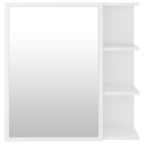 Bathroom Mirror Cabinet White 62.5x20.5x64 cm Engineered Wood 803308