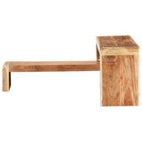 2 Piece TV Cabinet Solid Acacia Wood 323589