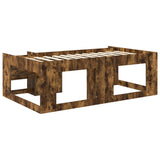 Kids'Bed Frame with Storage Smoked Oak 80 x 200 cm 3422599