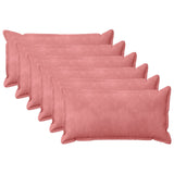 Cushion with Pillow HOUTEN 6 pcs Pink Velvet 933863